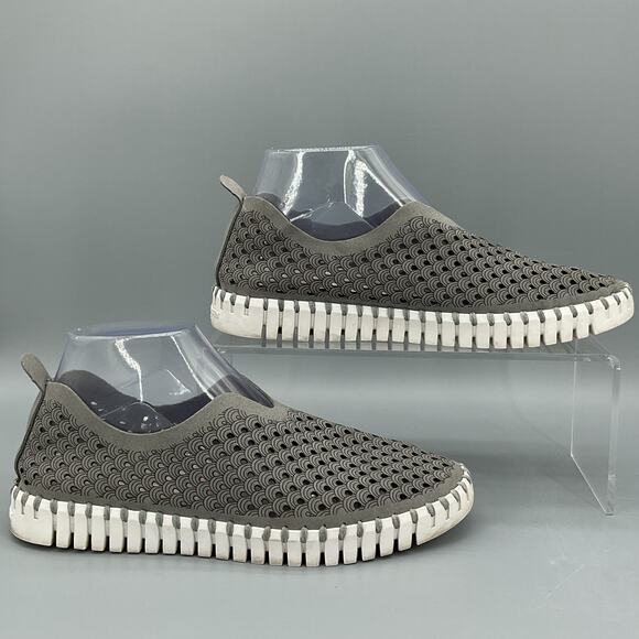 Ilse Jacobson Women’s Tulip 139 Slip on Sneakers Gray Size 8 - Picture 1 of 10